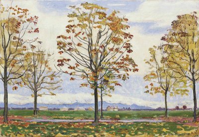 Chestnut Avenue near Biberist by Ferdinand Hodler